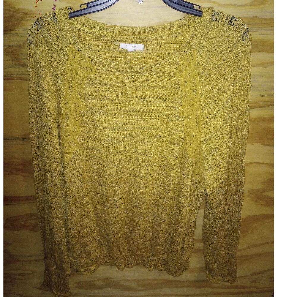Women's Maurices Longsleeve‎ Mustard Top XL